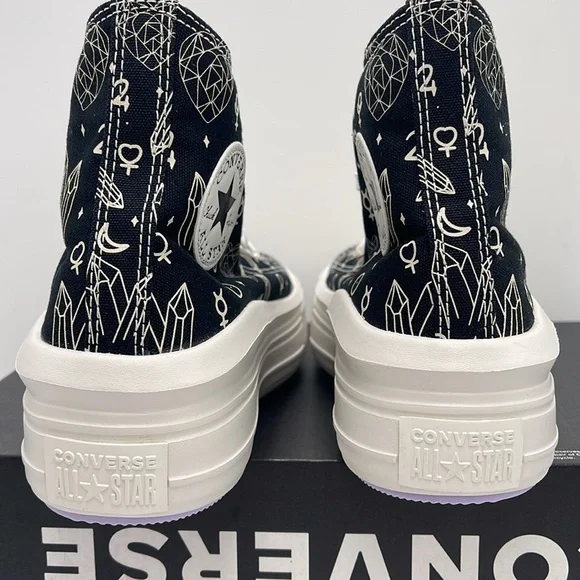 Converse WMNS CTAS MOVE HI
BLACK/NATURAL IVORY A03725C Platforms Sneakers - Picture 13 of 16